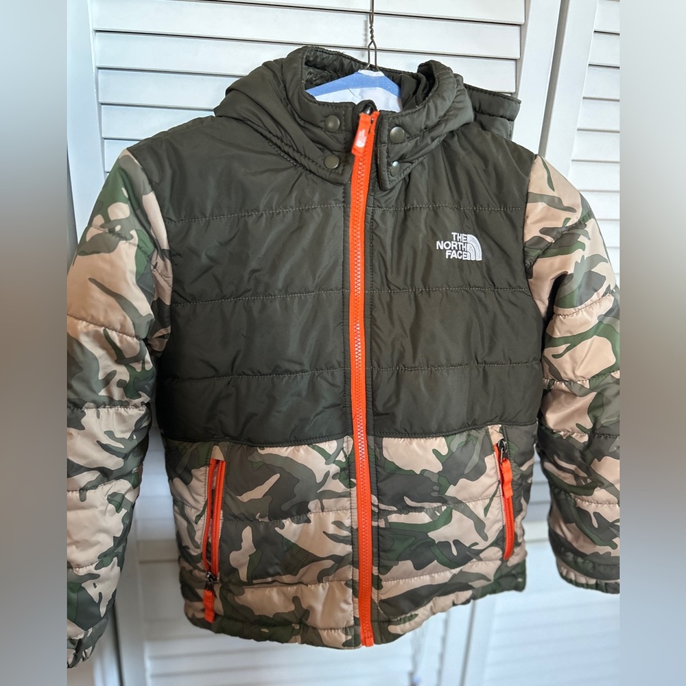 Boys NorthFace Reversible MT Chimbo Full-Zip Hooded Jacket